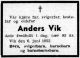 Anders Andreasen Vik*