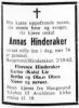 Annas Tobias Annaniassen Hinderaker*