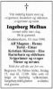 Obituary_Ingeborg_Melhus_1998