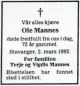 Obituary_Ole_Olsen_Mannes_1992