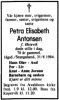 Obituary_Petra_Elisabeth_Pedersdatter_Ostevik_1984