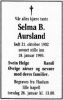 Obituary_Selma_Bertine_Helgesdatter_Aursland_1995