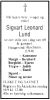 Obituary_Sigvart_Leonard_Lund_1981