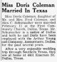 Doris Alta Coleman
