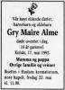 Obituary_Gry_Maire_Alme_1992