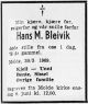 Obituary_Hans_Mandius_Mathiasen_Bleivik_1969