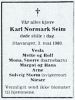 Obituary_Karl_Normark_Seim_1980