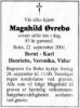 Obituary_Magnhild_Bertelsdatter_Kro_2001