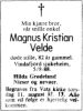 Obituary_Magnus_Kristian_Halvorsen_Velde_1988