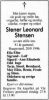 Obituary_Stener_Leonard_Stensen_1996